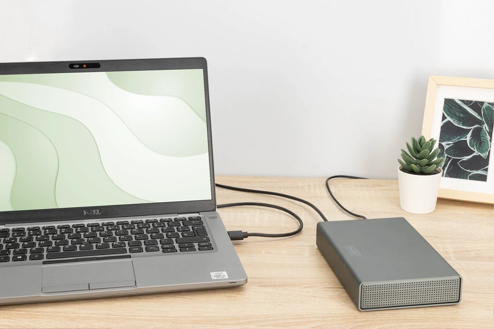 „Digitus“ USB 3.0 kietojo disko korpusas, 3,5 colio, SATA, 16 TB, aliuminis | DA-71106-1