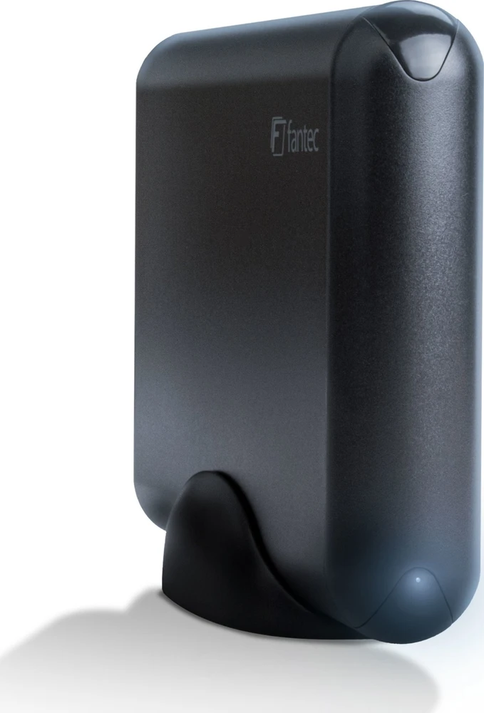 „Fantec DB-F35U3“ išorinis HDD korpusas, juodas, aliuminis, tinkantis 8,89 cm 3,5 colio SATA I/II/III diskams