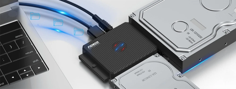 Kišenė Fideco 2.5''/3.5'' SATA/IDE - USB 3.2 Gen 1 (S3G-PL03)