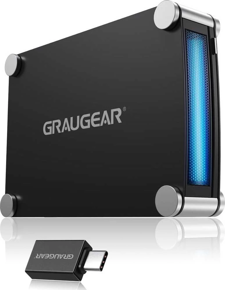 „Graugear“ pilkas išorinis 5,25 colio korpusas