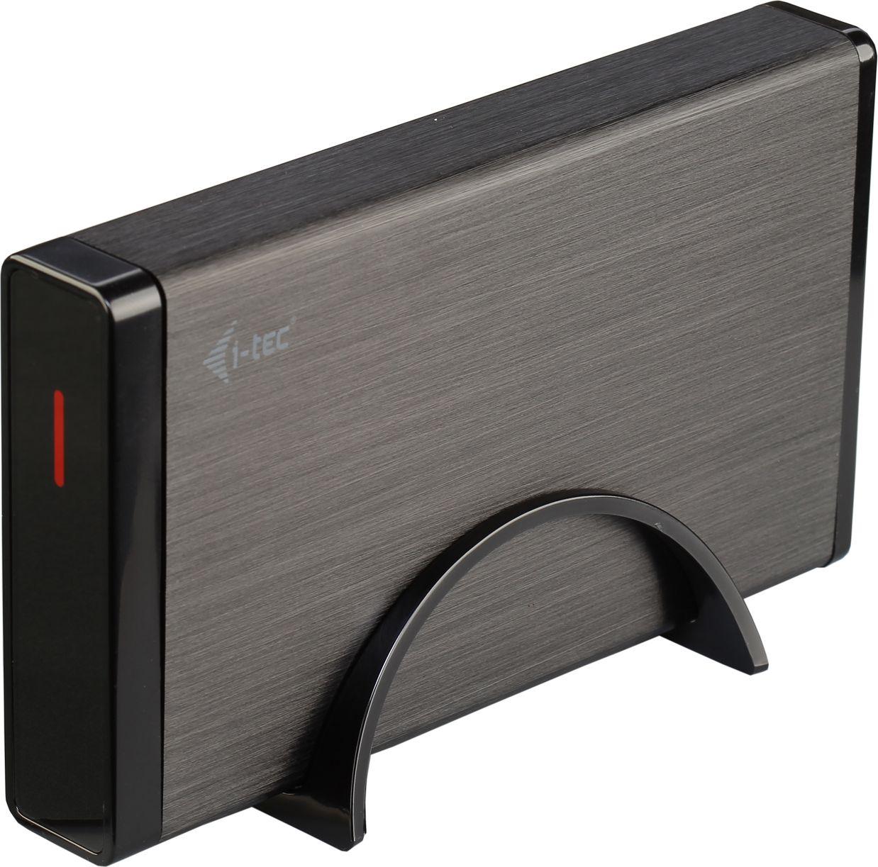Serveris I-tec MYSAFE35U401 saugojimo diskų korpusas 3.5" HDD korpusas Juoda, Metalinis