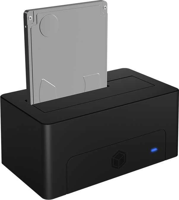 Icy Box Raidsonic | Ledinė dėžė | IB-1121-U3 prijungimo stotis, skirta 1x 2,5"/3,5" SATA I/II/III, USB 3.2 Gen 1, maitinimo šaltinis