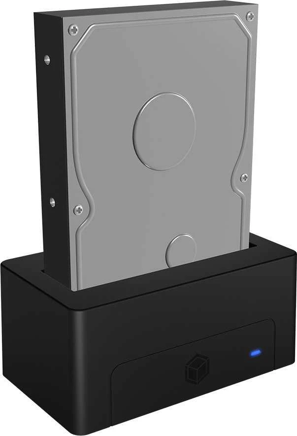 Icy Box Raidsonic | Ledinė dėžė | IB-1121-U3 prijungimo stotis, skirta 1x 2,5"/3,5" SATA I/II/III, USB 3.2 Gen 1, maitinimo šaltinis
