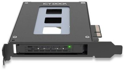 Icy Dock MB111VP-B Juodas kietojo disko korpusas
