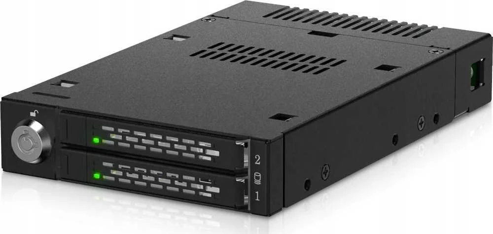 Icy Dock „IcyDock M.2 PCIe NVMe SSD“ mobilus stovas išoriniams 3,5 colio 4i 2x diskams