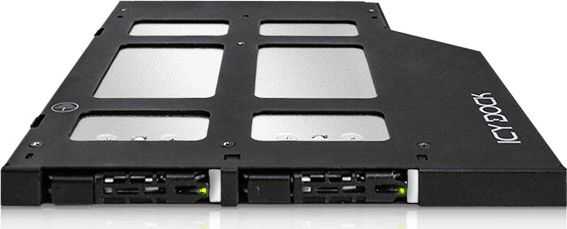 Nezatříděno Carruzzo Icy Dock MB852M2PO-B kompiuterio korpuso dalis Universalus HDD korpusas