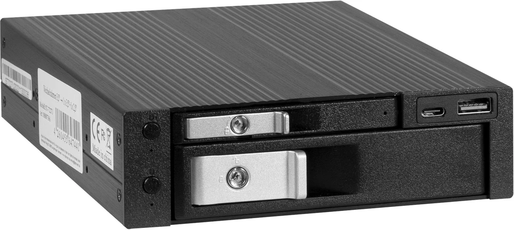 Kieszeń Inter-Tech Na dysk twardy ST-7227U na 1x 6,35cm 2,5 cala i 1x 8,89cm 3,5 cala 1x USB 3.0 TypeC 1x USB 3.0 TypeA (88887366)
