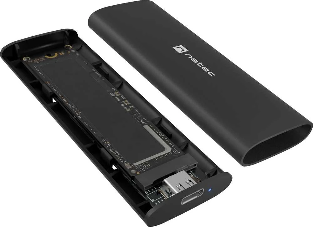 Kietasis diskas NATEC NKZ-2286 storage drive enclosure SSD enclosure Juodas M.2