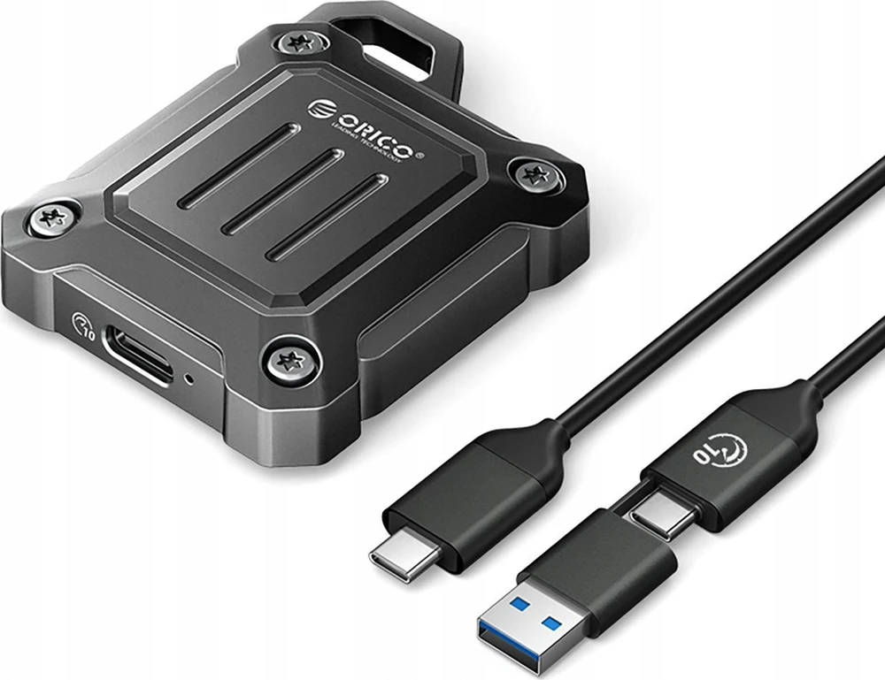 Orico XAM2 M.2 2230 USB-C 3.2 Tactical Reinforced Disk Bay – juodos spalvos