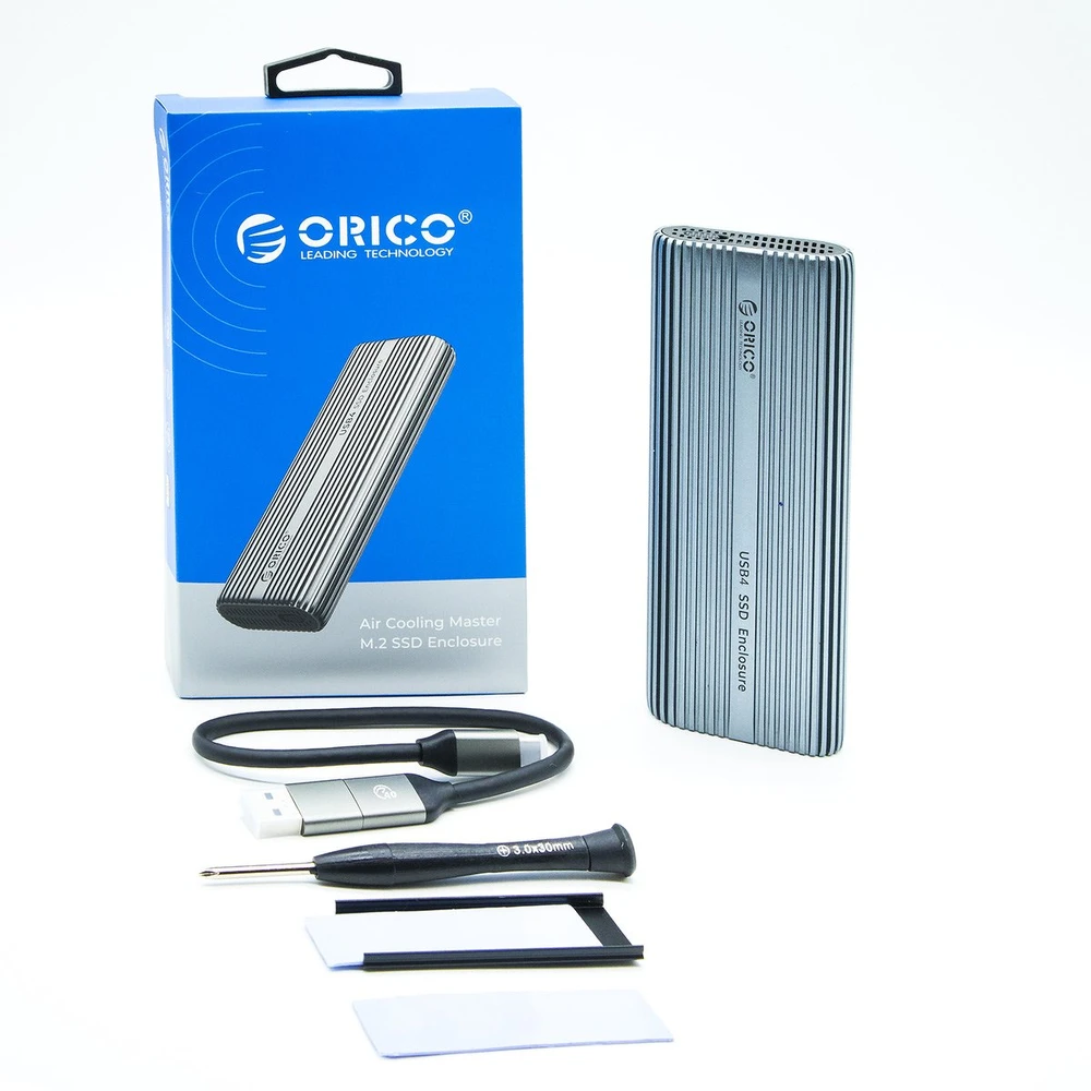 Orico M.2 NVMe SSD korpusas su priedais
