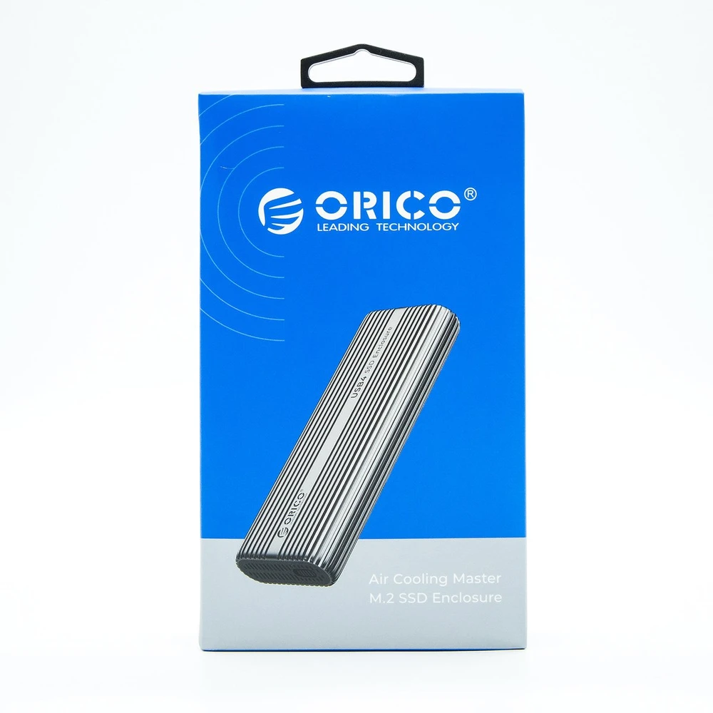 Orico M.2 NVMe SSD korpusas, USB-C 40 Gbps, su ventiliatoriumi, metalinis