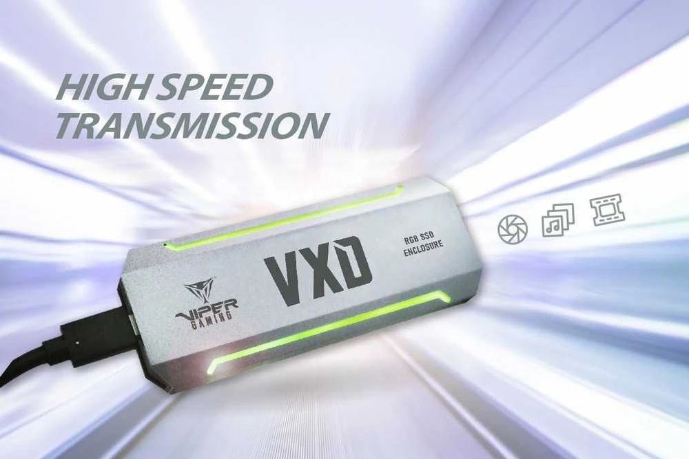 SSD Korpusas - Patriot Memory VXD M.2 Sidabrinis