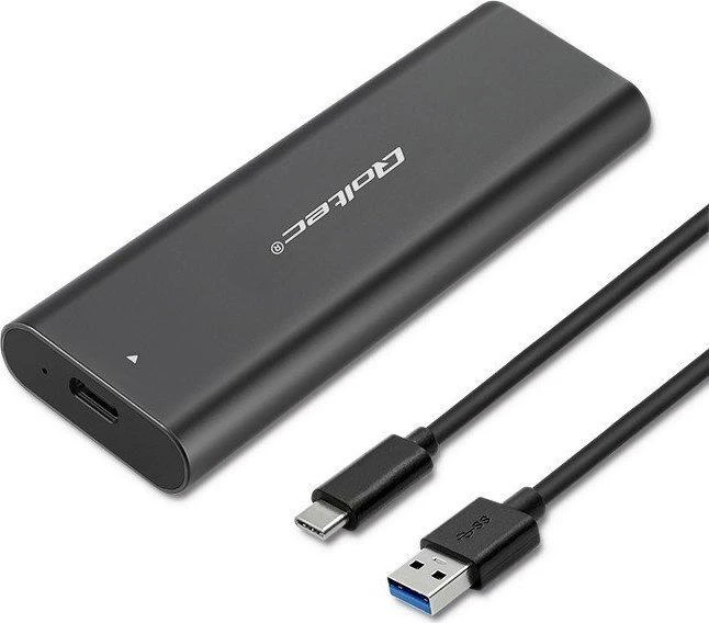 QOLTEC 50311 korpusas, skirtas M.2 SATA SSD / NGFF / C tipo USB
