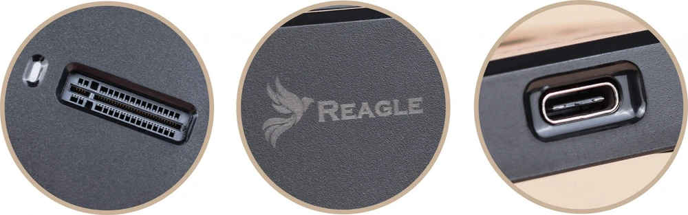 Kieszeń Reagle Adapteris SSD M.2 NVMe SATA kieszeń dysk USB-C 3.2