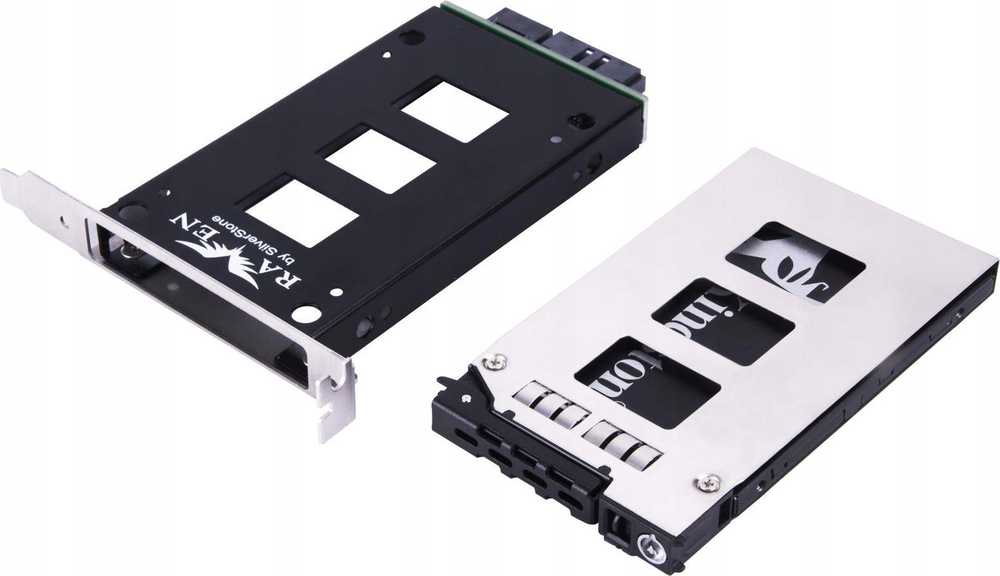 Kieszeń SilverStone SilverStone SST-EXB02 - Internes Festplatten Gehäuse für PCI Slot - 2,5 col.
