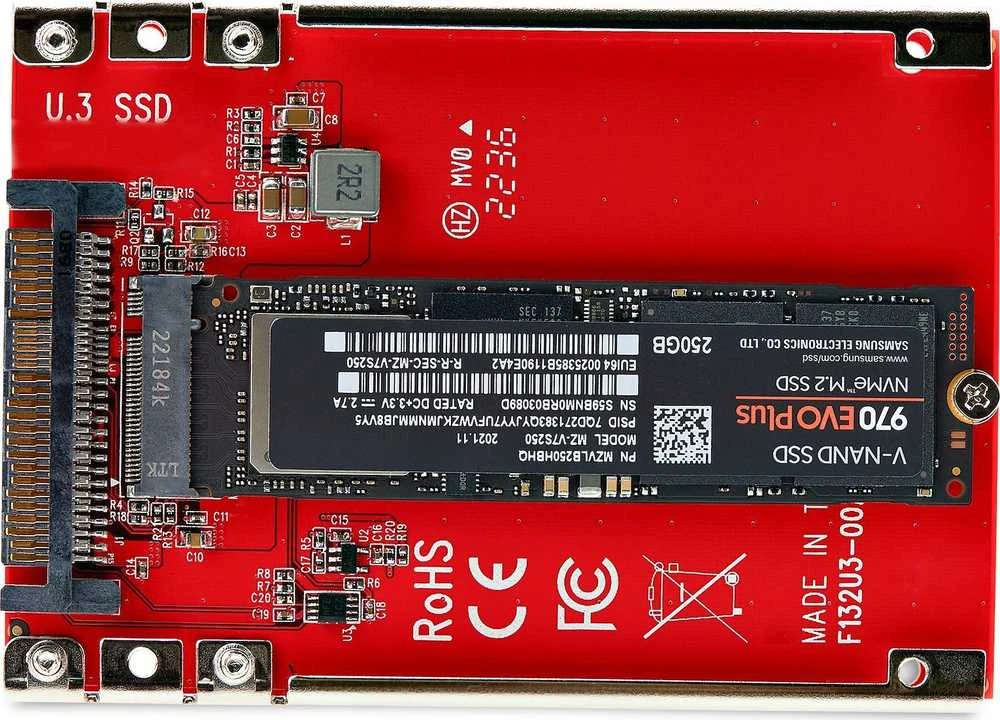 StarTech M.2 IKI U.3 ADAPTERIS / KONVERTERIS / M2 NVME SSD Į 2,5 INCH U.3
