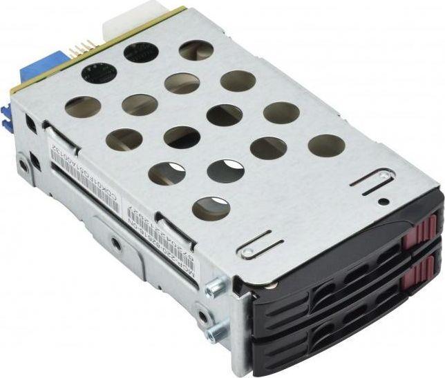 Super Micro Computer Supermicro MCP-220-82616-0N diskų įrenginio skyriaus dangtelis 2x 5,25" Nešantysis skydelis Juoda, Metalinis