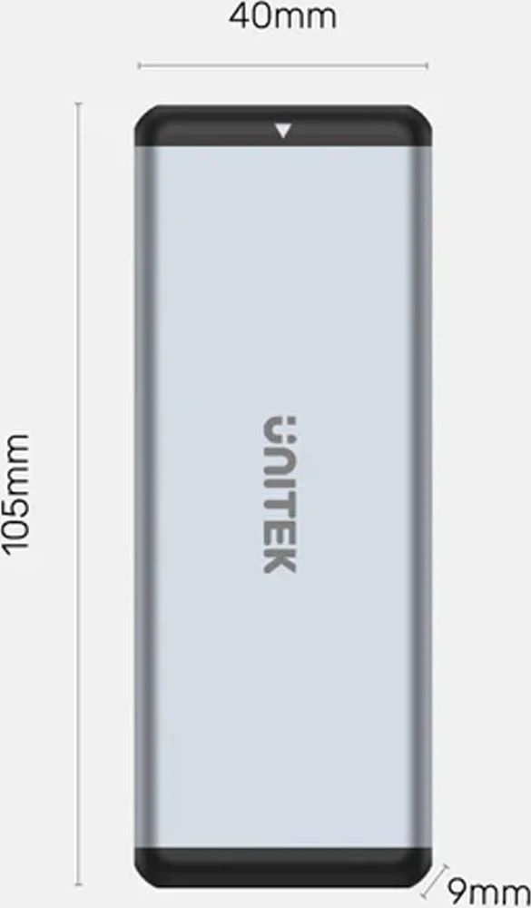 Kieszeń Unitek Obudowa USB 3.0, M.2 (Y-3365)