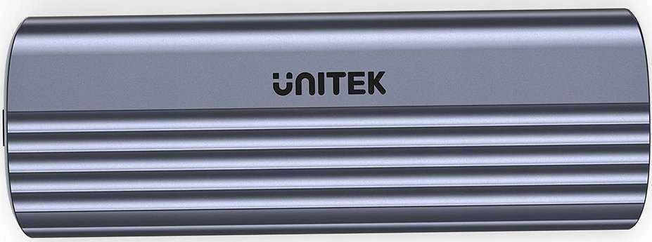 M.2 SSD Dėklas - Unitek S1241B01 NVMe USB-C 10Gbps Pilkas