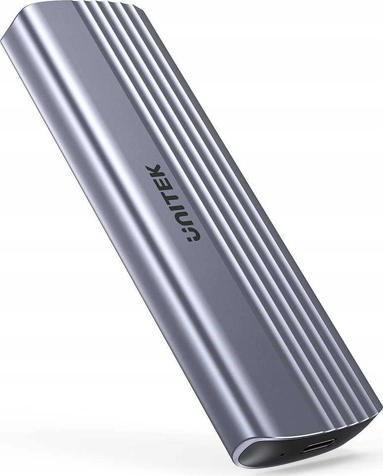 M.2 SSD Dėklas - Unitek S1241B01 NVMe USB-C 10Gbps Pilkas