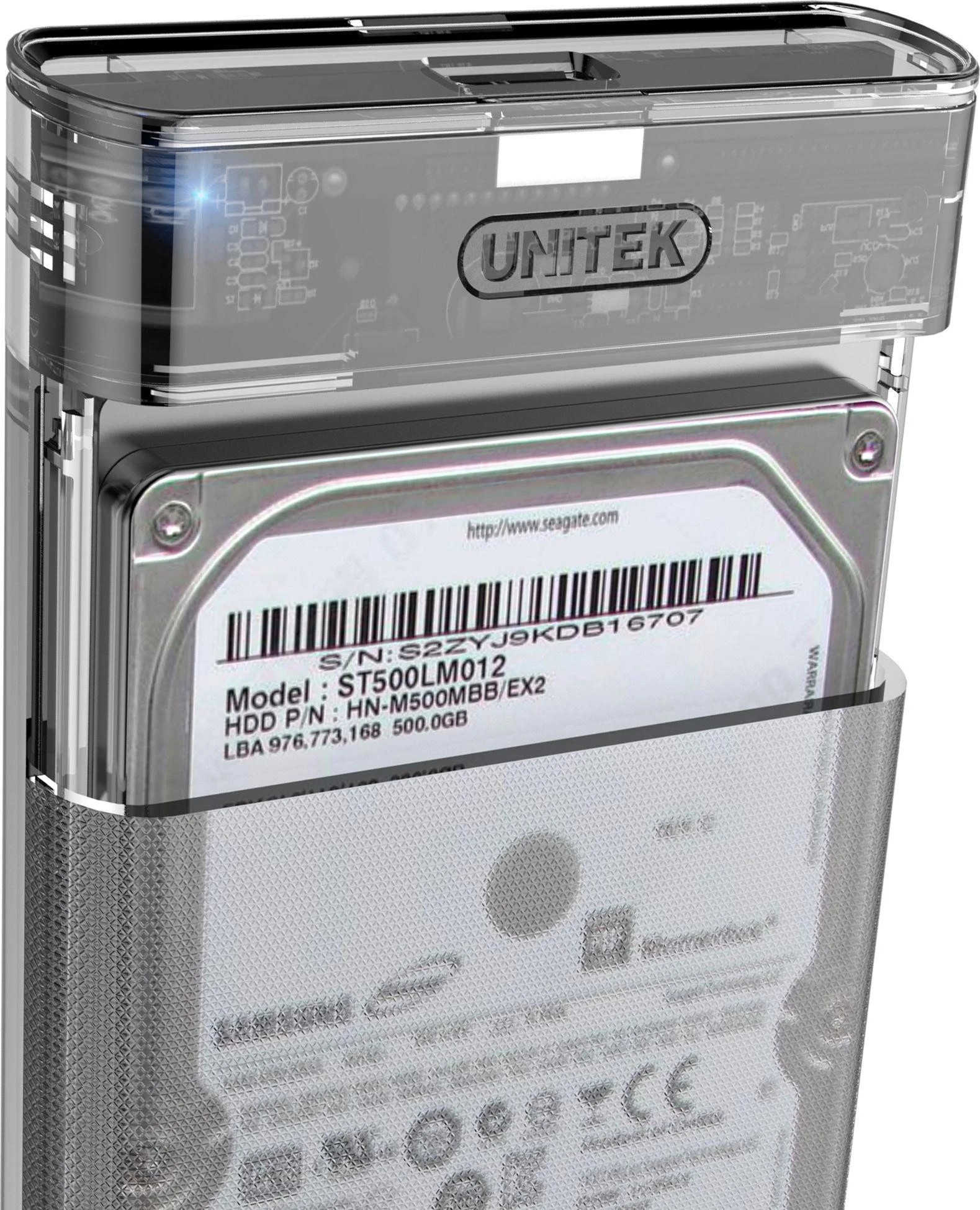 UNITEK USB 3.1 SATA6G 2,5" HDD / SSD kietojo disko korpusas S1103A