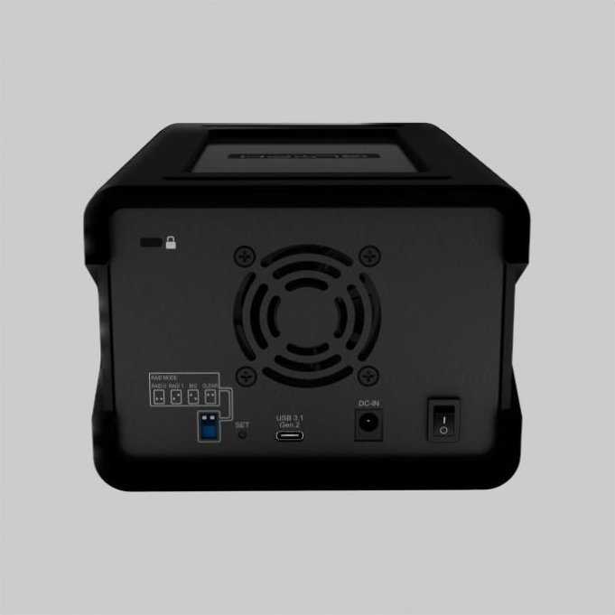 Kietasis diskas Disk zewnętrzny HDD Glyph Blackbox PRO RAID 8TB, Enterprise Class, USB-C (3.1, Gen 2)