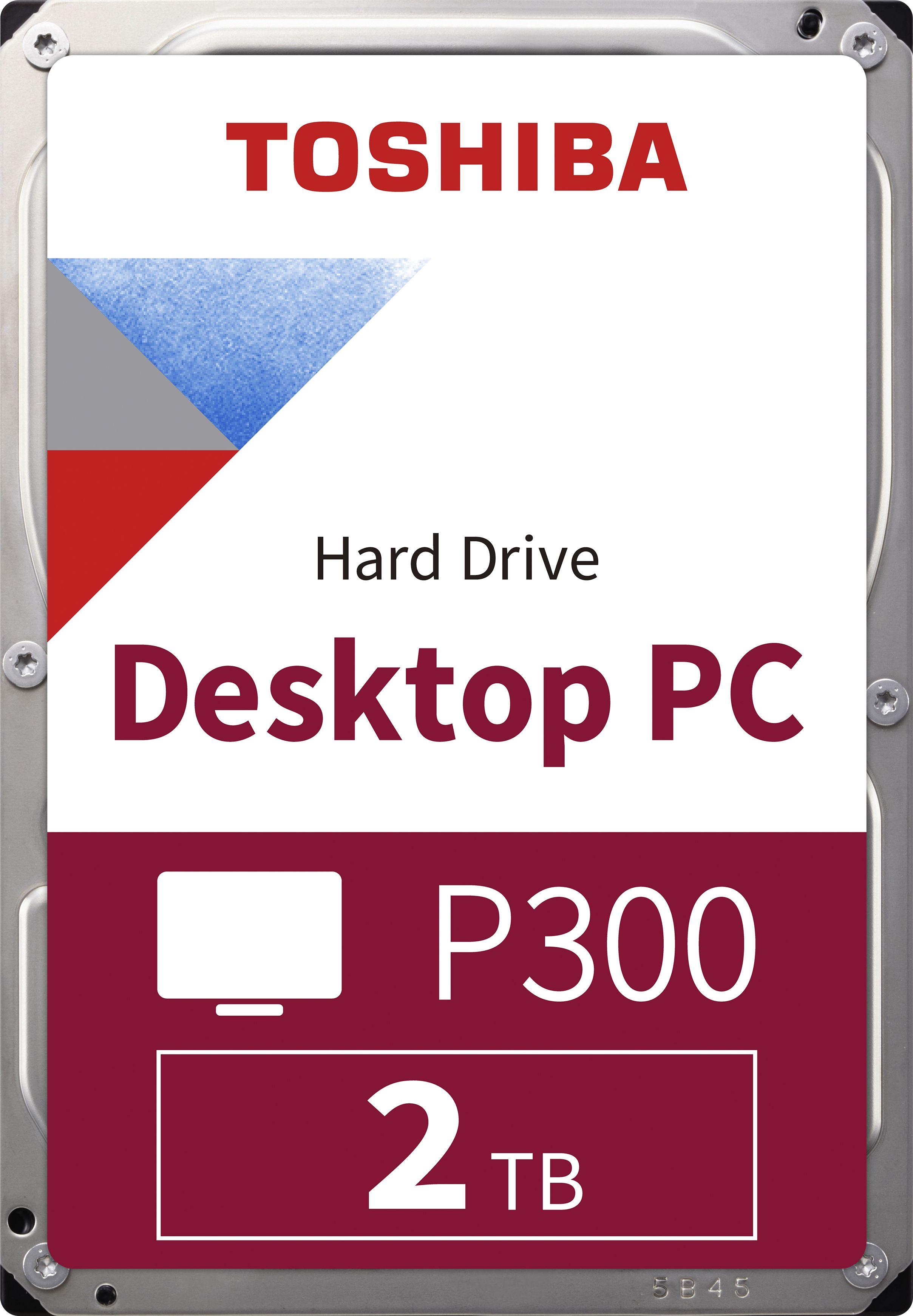 „Toshiba P300“ 2 TB kietasis diskas - SATA 6 Gb/s, 3,5 colio, masinis