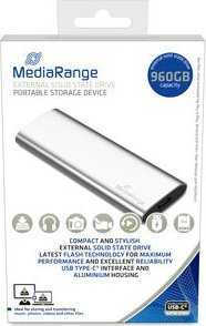 Kietasis diskas Išorinio disko SMD MediaRange MediaRange MR1103 išorinis SMD 900 GB sidabro