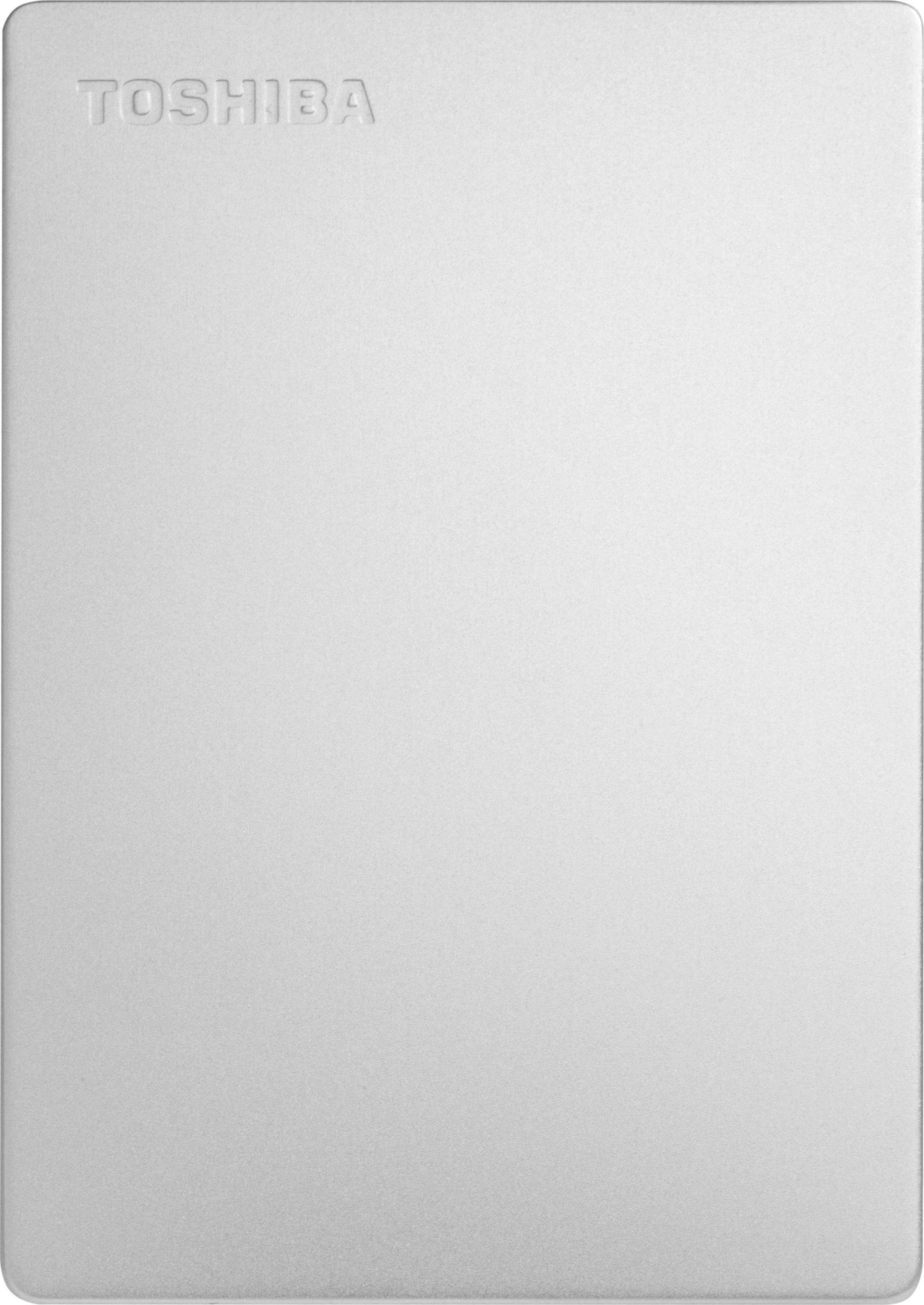 Kietasis diskas TOSHIBA Canvio Slim 2TB USB 3.2 Sidabrinis