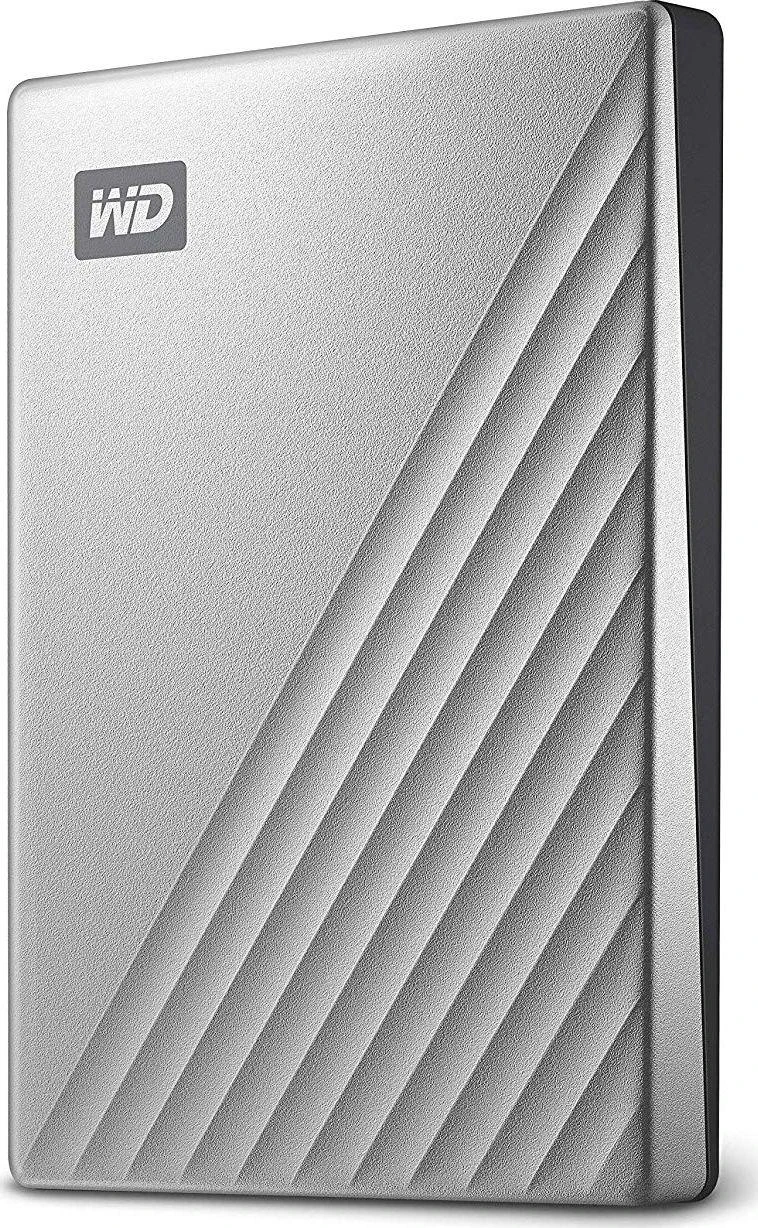 Kietasis diskas Western Digital „My Passport Ultra 2TB“ nešiojamas išorinis USB-C/USB3.0 HDD 2,5 colio metalinės apdailos RTL