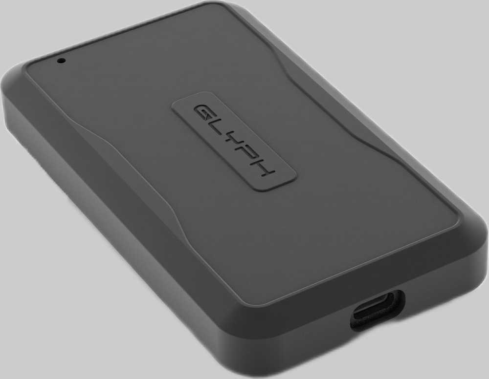Kietasis diskas Glyph Atom Pro 1TB išorinis SSD diskas, juodas (A1000PRO2)