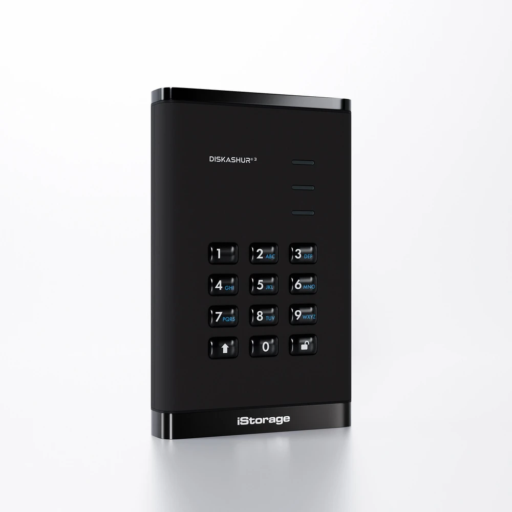 Kietasis diskas Išorinis HDD diskas iStorage diskAshur3 2TB Juodas