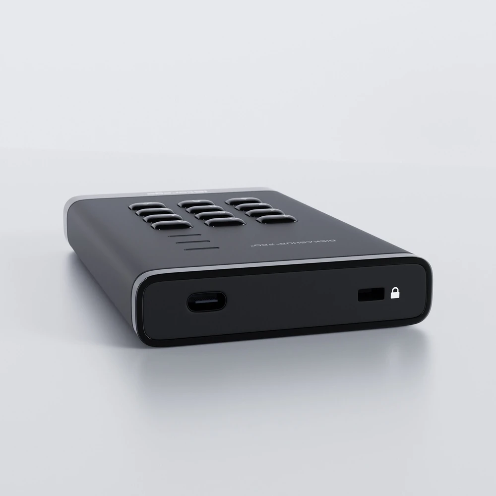 Kietasis diskas Dysk zewnętrzny SSD iStorage diskAshur Pro3 SSD 2TB Juodas