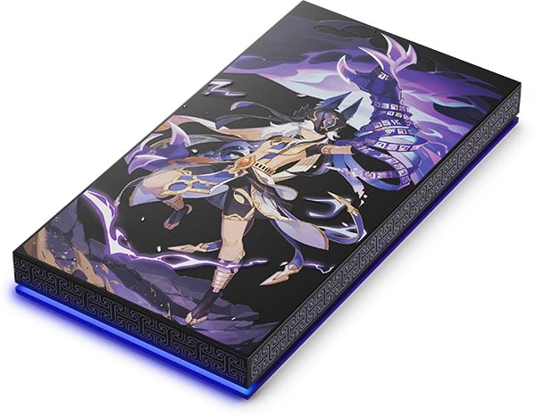 Kietasis diskas Dysk zewnętrzny SSD Seagate Genshin Impact Limited Edition 1TB Violetinis (STMU1000402)