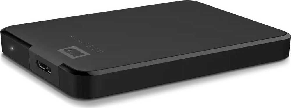 Western Digital Kietasis išorinis diskas WD Elements Portable HDD 1TB USB3 WDBUZG0010BBK-EESN Juodas 