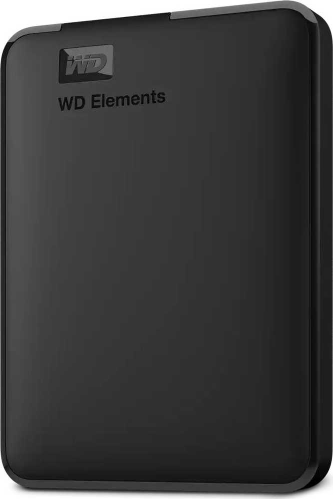 Western Digital Kietasis išorinis diskas WD Elements Portable HDD 1TB USB3 WDBUZG0010BBK-EESN Juodas 
