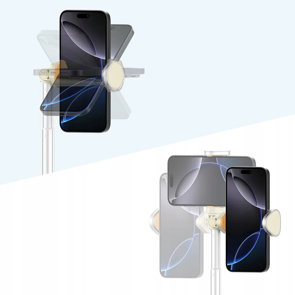 Asmenukių lazda „Tech-Protect L09S“ su trikoju – smėlio spalvos