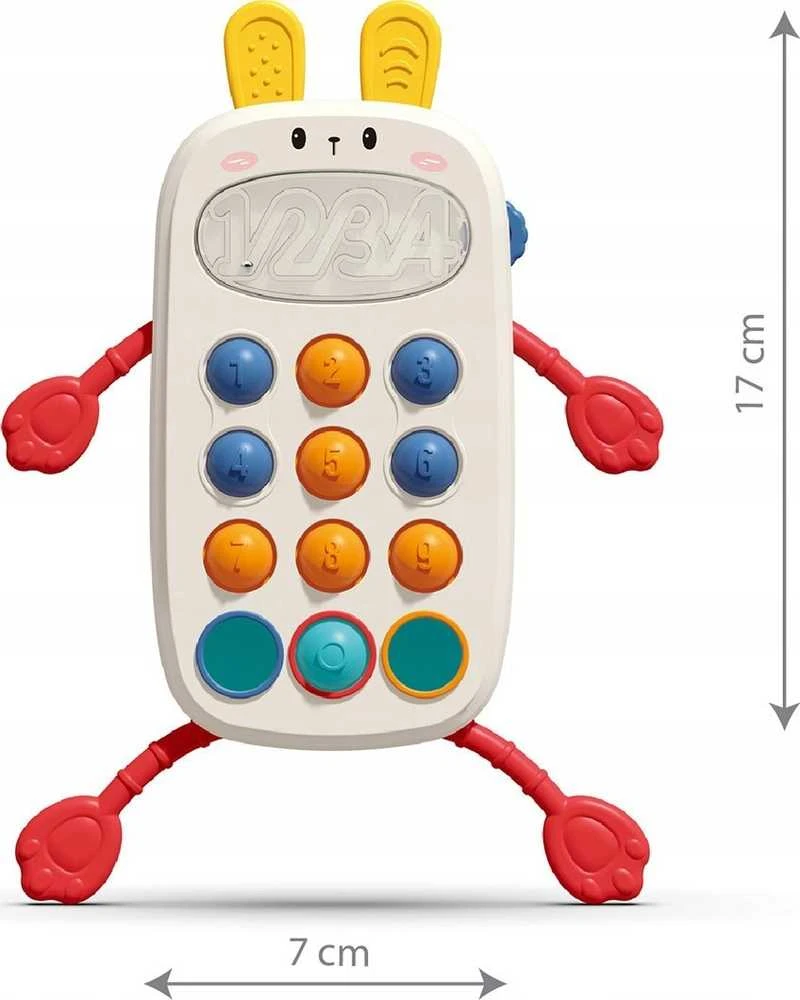 KIK Babyono sensorinis žaislas telefonas 1580