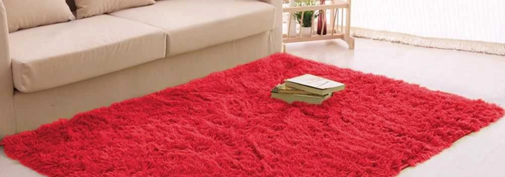 Kilimas Shaggy 200x300, raudonas