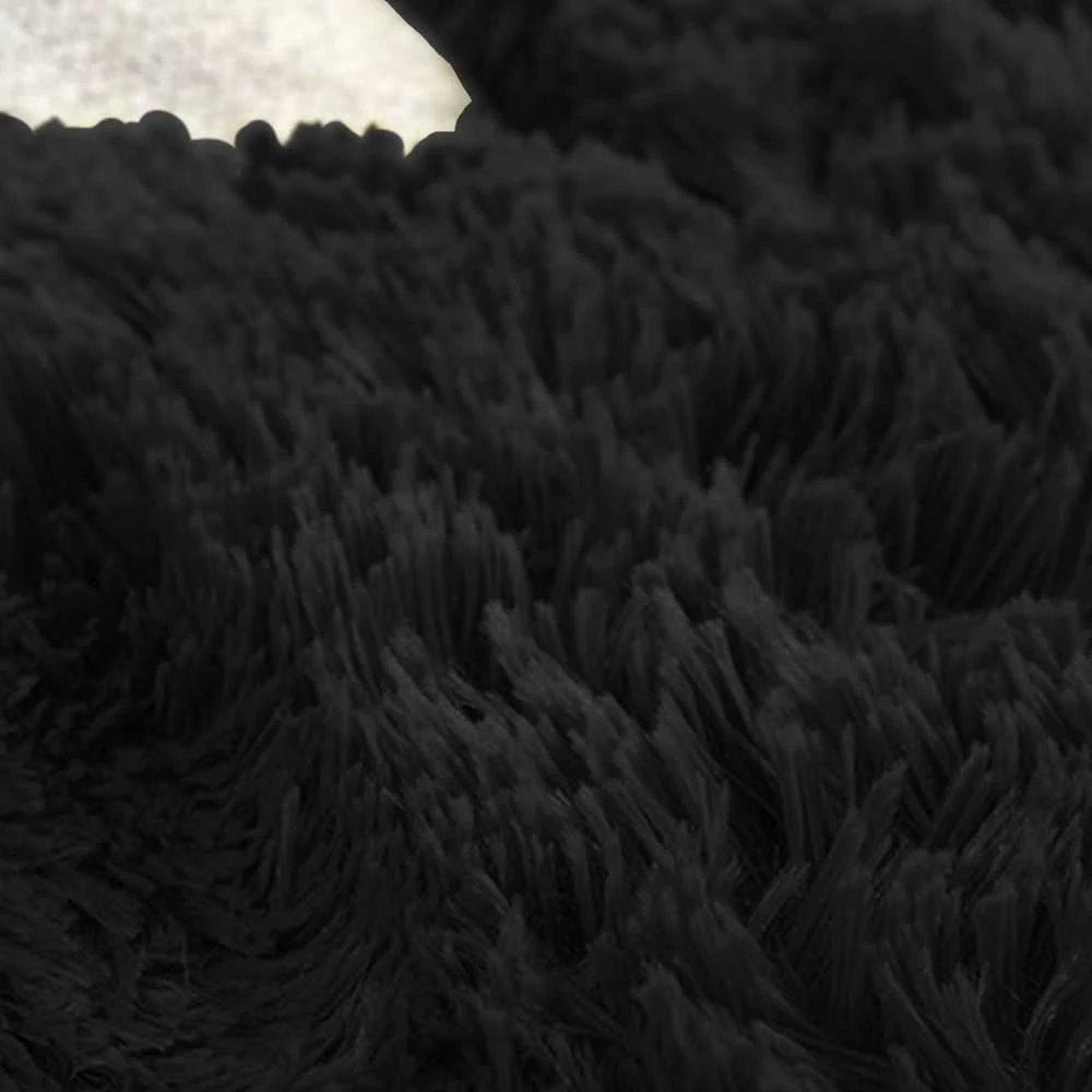 Kilimas - Svetainė Shaggy 300x400 - Juodas universalus