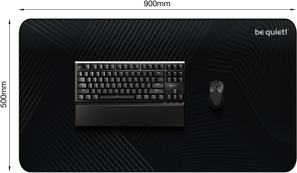 Kilimėlis be quiet! BZ010 XL juoda