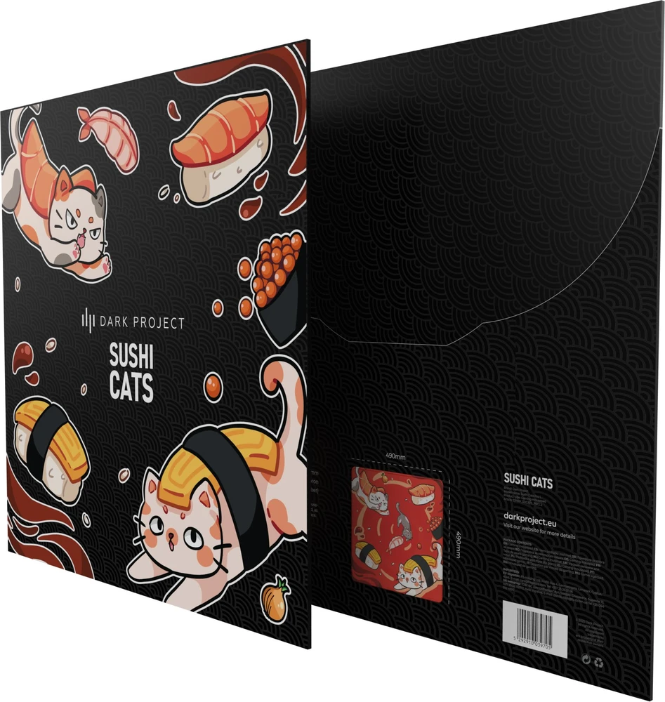 Kilimėlis Dark Project Sushi Cats Pro L