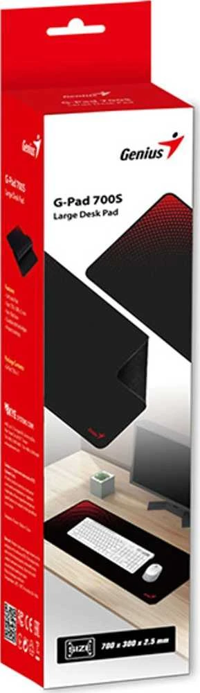 Genius G-kilimėlis 700S Pelės kilimėlis tkanina, juoda-raudona