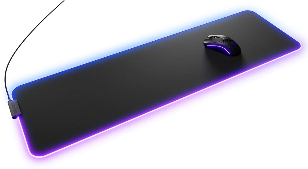Kilimėlis Glorious GMP 2 GLED RGB Gaming kilimėlis Large Extended, 915x280mm, juodas