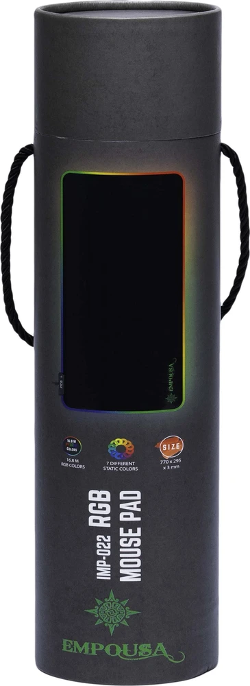 Pelė Incase INCA EMPOUSA RGB 7 LED MOUSEPAD (770x295x3mm)