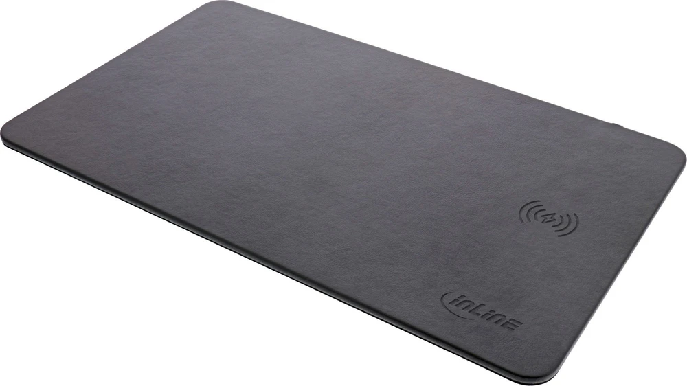 Kilimėlis InLine su bevielis įkrovimas 370x225x7mm Juodas (55495)