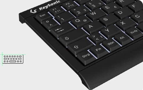 „Keysonic“ klaviatūra KSK-3011ELC (DE) (60964)