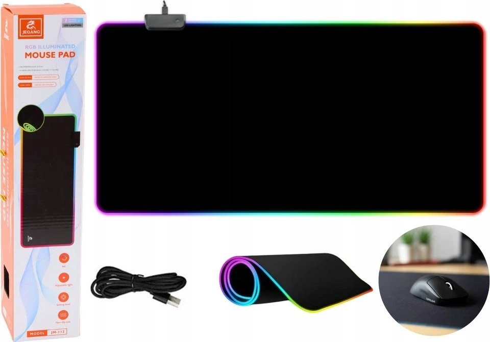 Lean LED Apšvietimo Žaidimų Pelės Kilimėlis 30x80cm