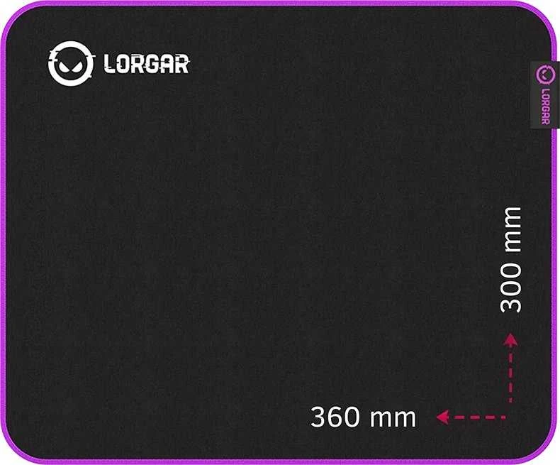 LORGAR Main 313 pelės kilimėlis | 360x300x3mm