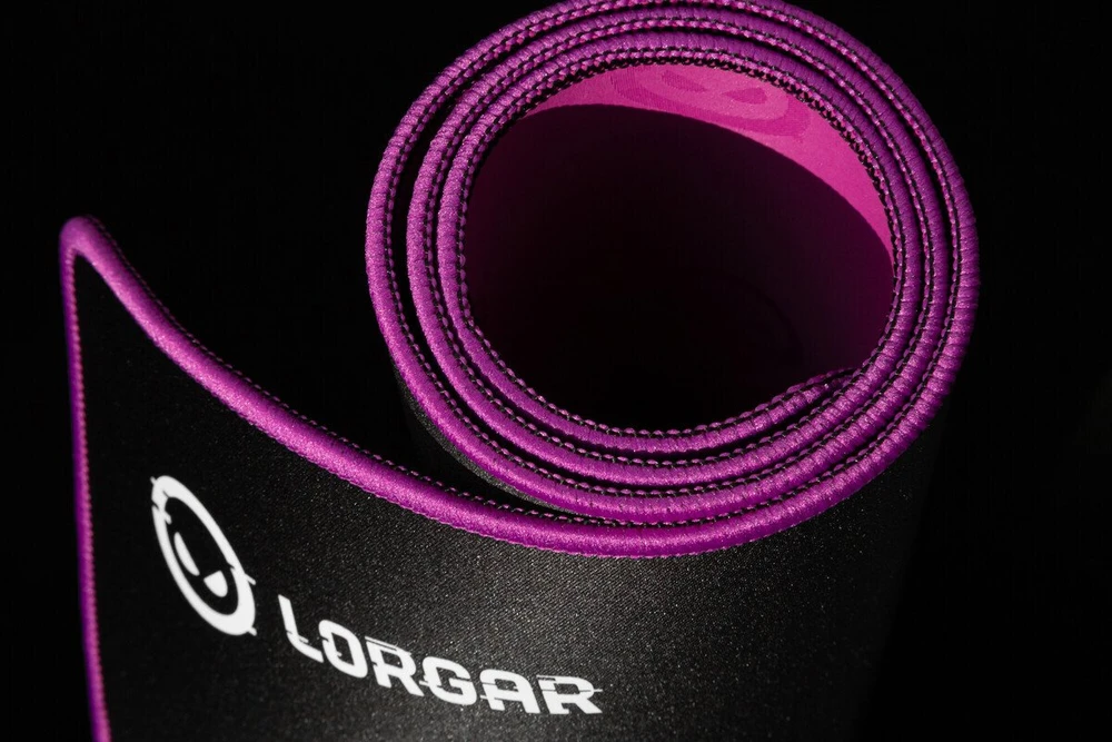 Lorgar Main 319, Pelės kilimėlis žaidimams, High-speed surface, Violetinė anti-slip rubber base, size: 900mm x 360mm x 3mm, weight 0.6kg